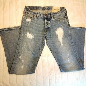 Hollister boot cut jeans Button fly 31x32